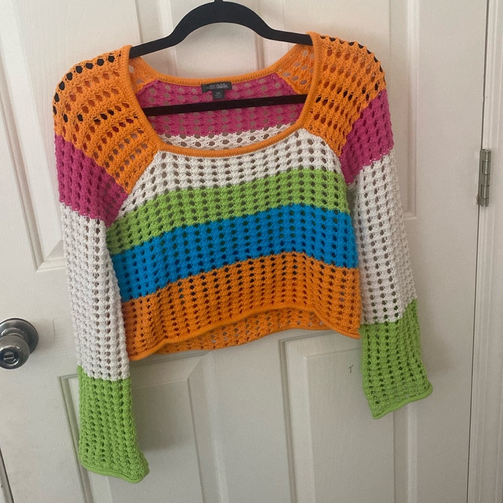 Colorful beach coverup